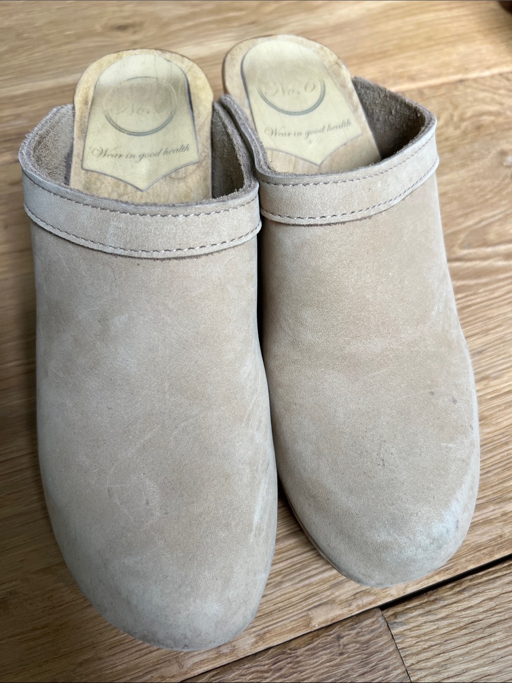 No. 6 Suede clog